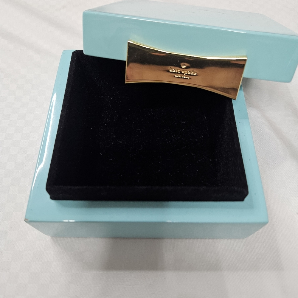 Kate Spade Garden Drive Square Jewelry Box, 4" x 4"
